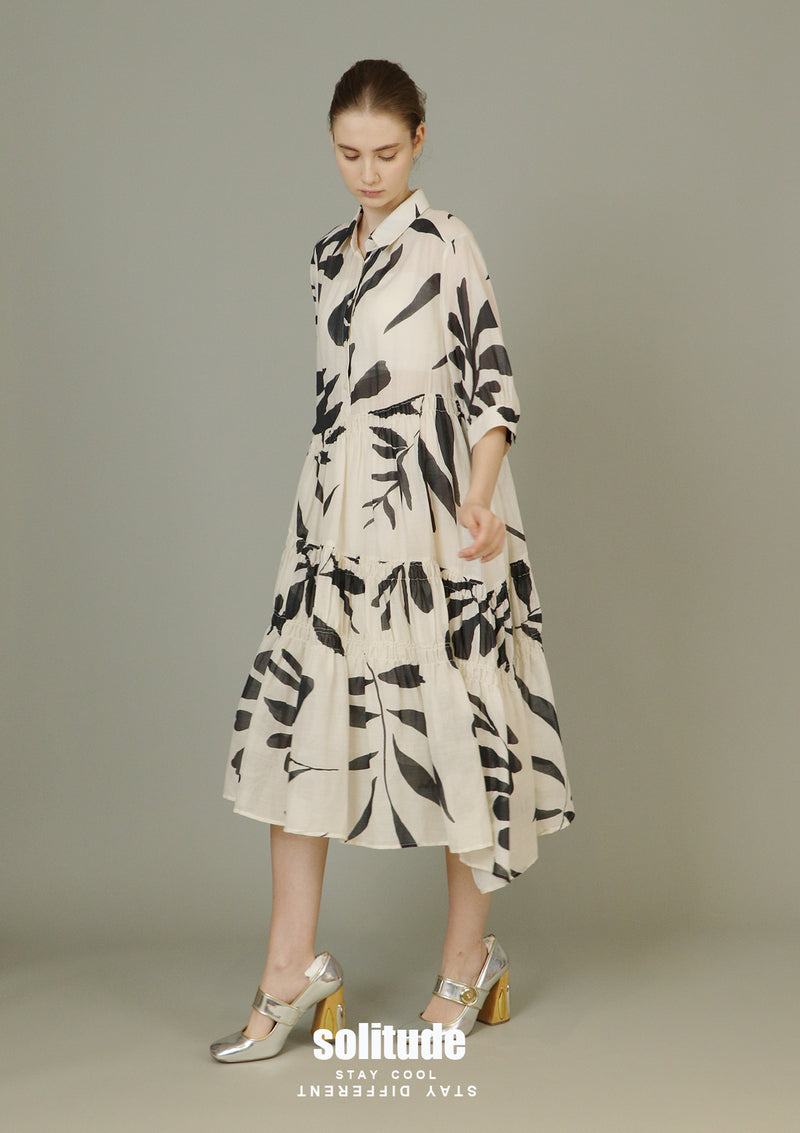 Spring Floral Printed Dress