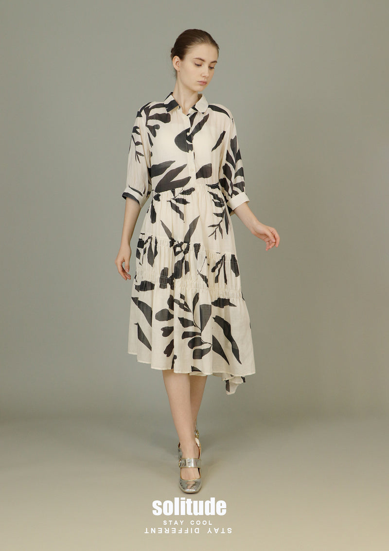 Spring Floral Printed Dress