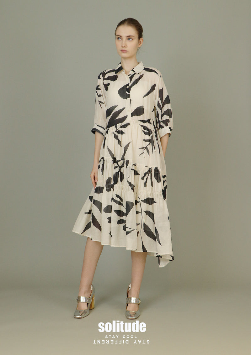 Spring Floral Printed Dress