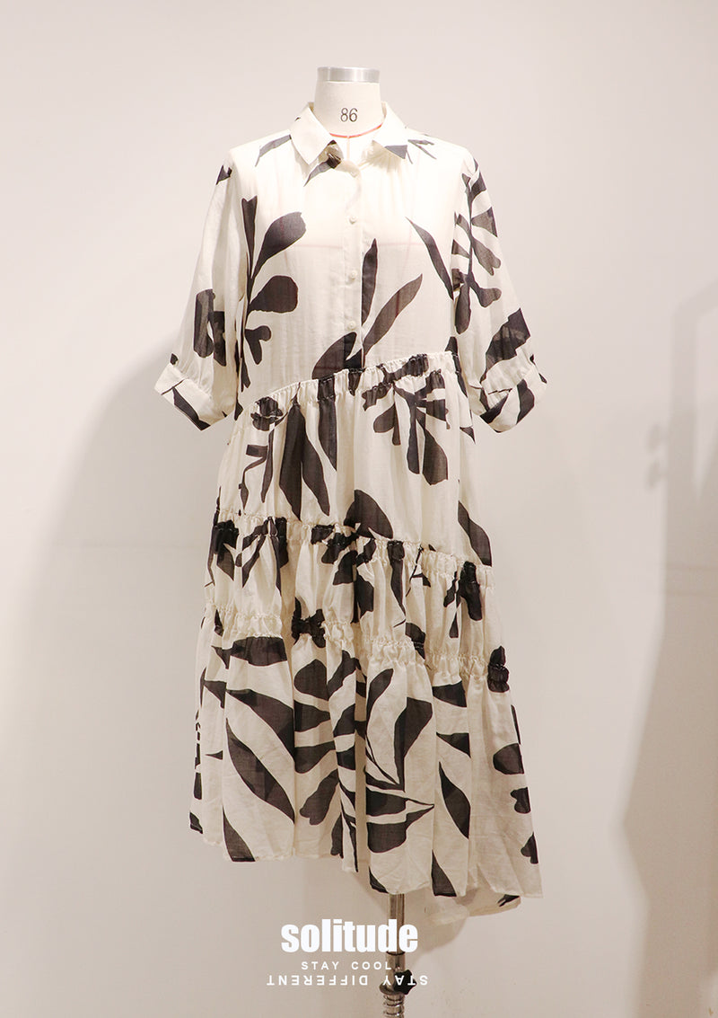 Spring Floral Printed Dress