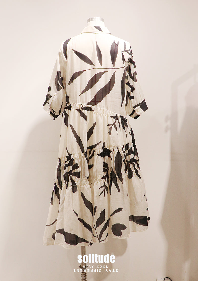 Spring Floral Printed Dress