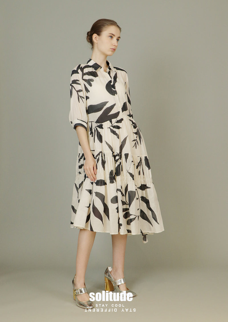 Spring Floral Printed Dress