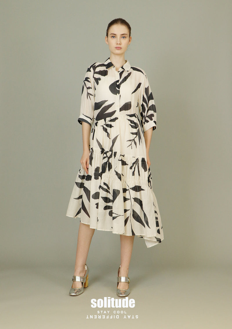 Spring Floral Printed Dress