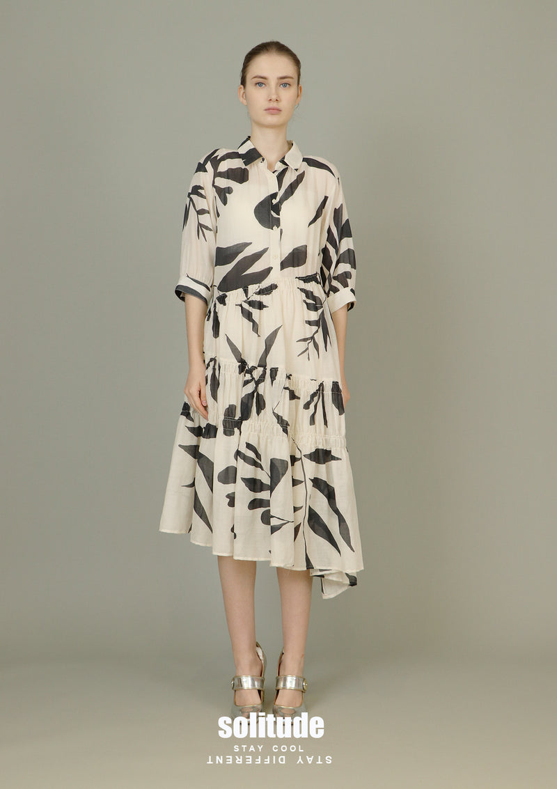 Spring Floral Printed Dress