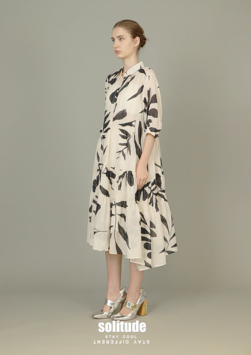 Spring Floral Printed Dress