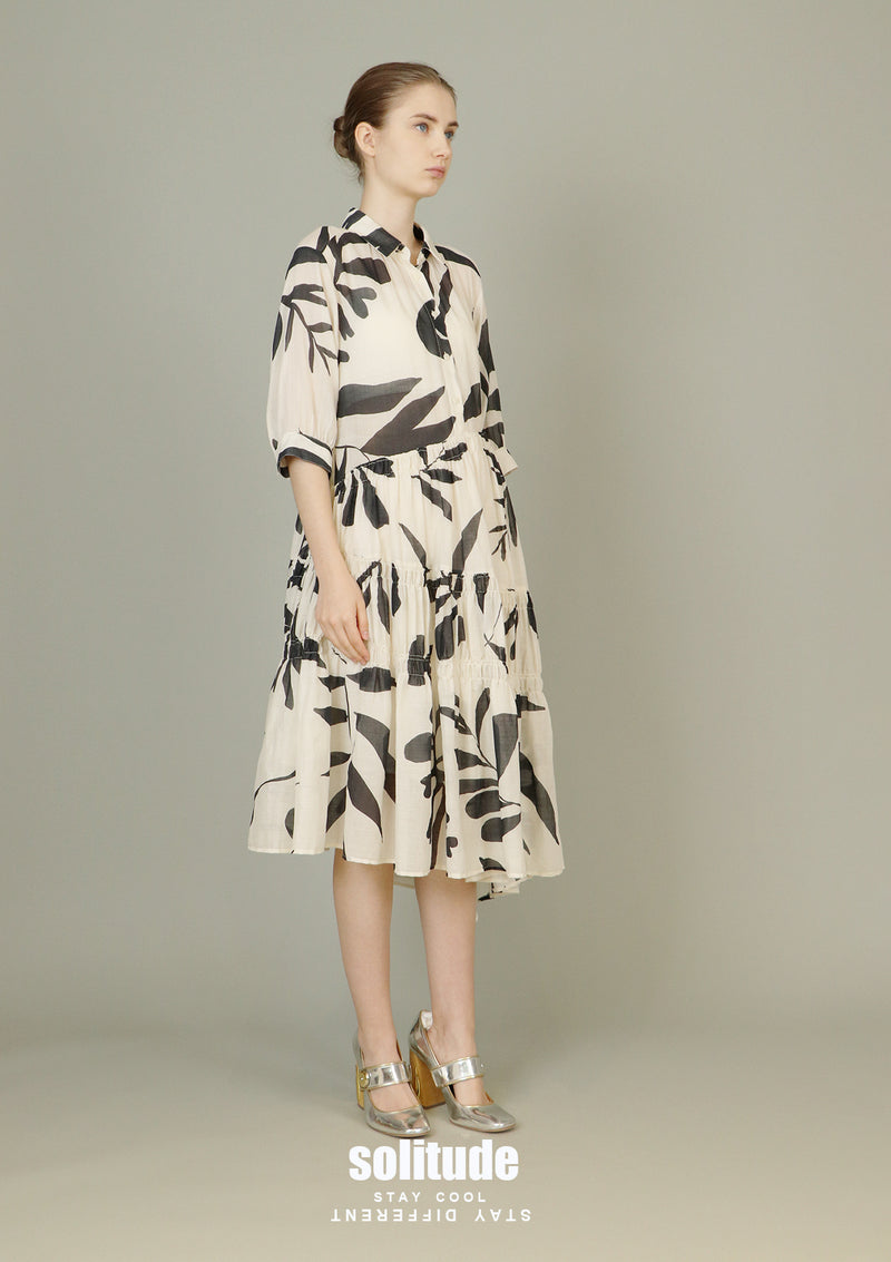 Spring Floral Printed Dress