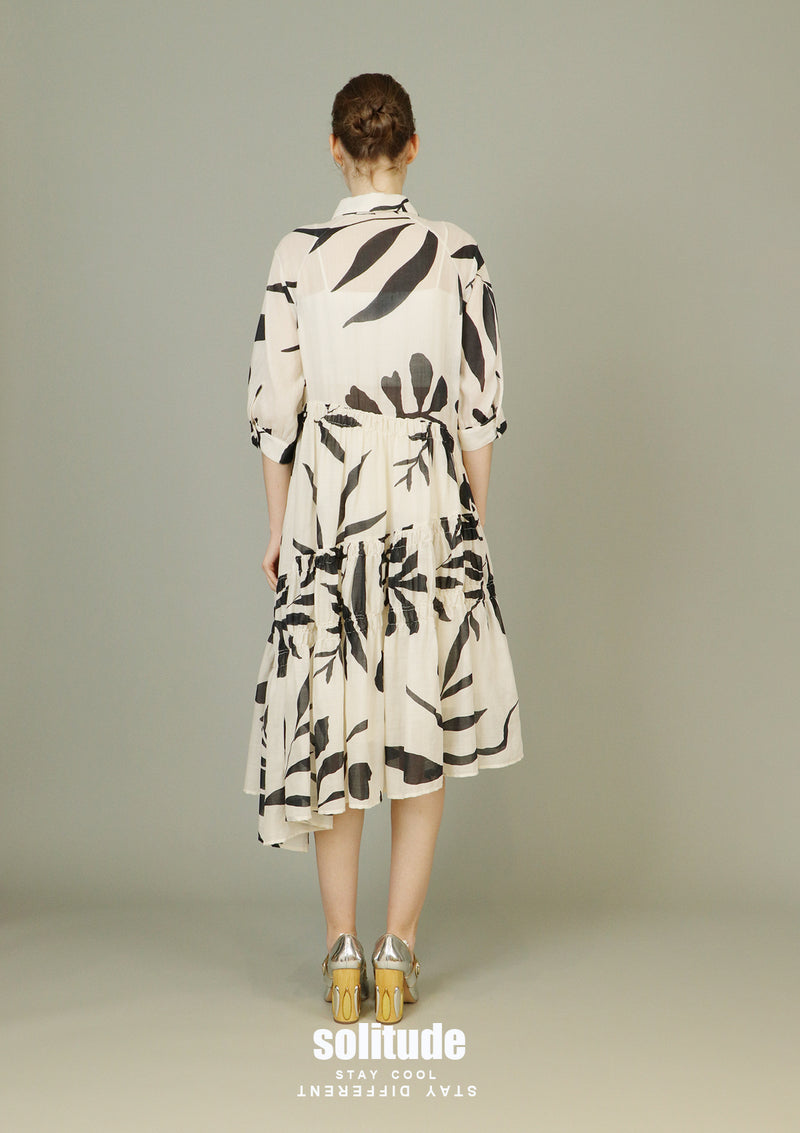 Spring Floral Printed Dress