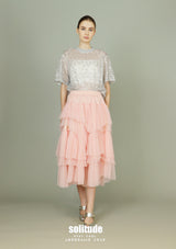 Pink Asymmetrical Tutu Skirt
