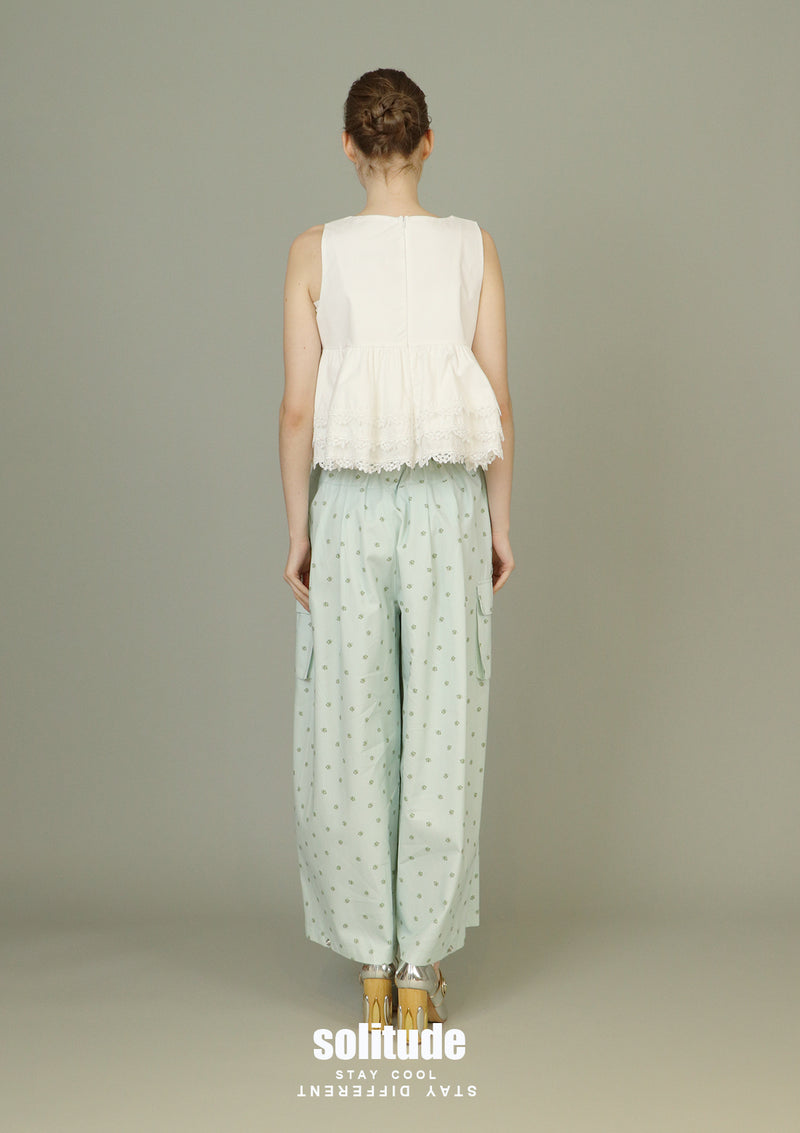 White Layered Vest Top