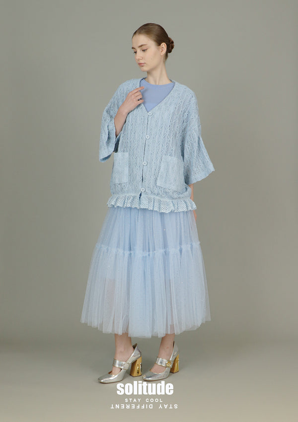 Blue Lace Fabrics Cardigan