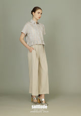 Double Pleated Wide Leg Pants