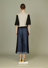 Black Big Bow Top