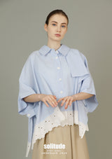 Striped Cape-Shirt