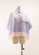 Striped Cape-Shirt