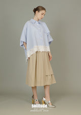 Striped Cape-Shirt