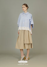 Striped Cape-Shirt