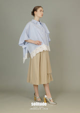 Striped Cape-Shirt