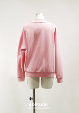 Pink Knitted Cardigan