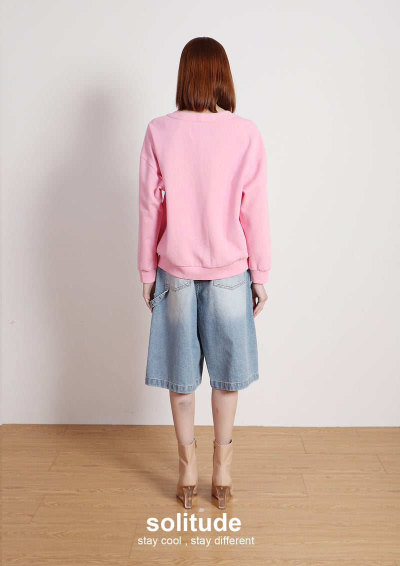 Pink Knitted Cardigan