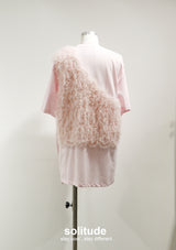 Pink Ruffles Trimes Tee