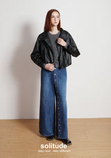 Black Faux Leather Jacket