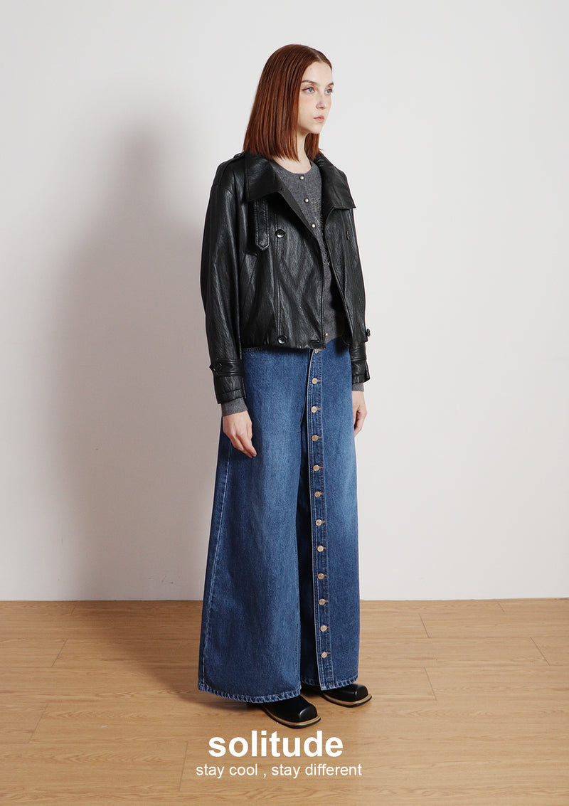 Black Faux Leather Jacket