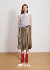 Purple Pearl Neck Tee