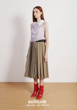 Purple Pearl Neck Tee