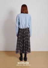 Blue Asymme Trical Shirt