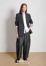 Charcoal Beaded Suit Jacket