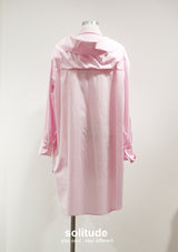 Pink Multi Layered Shirt Dress