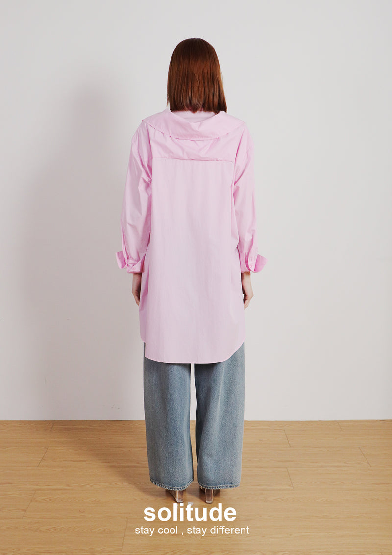 Pink Multi Layered Shirt Dress