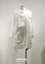 White Multi Layered Shirt Dress