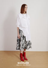 White Multi Layered Shirt Dress