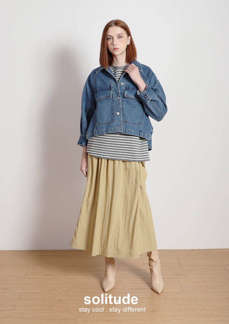 Blue Denim Ocersized Jacket