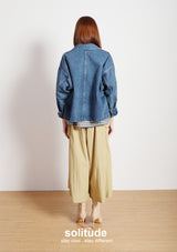 Blue Denim Ocersized Jacket