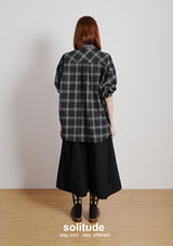 Black Bling Bling Checkered Shirt