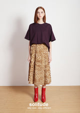 Wine Red Oversized Tee