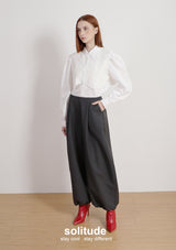 Charcoal Extra Wide Leg Pants