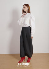 Charcoal Extra Wide Leg Pants