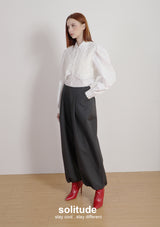 Charcoal Extra Wide Leg Pants