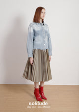 Embroidered Beaded Denim Jacket