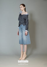 Asymmetrical Cropped Woven Jacket