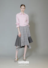 Pink Hand-Beaded Woven Shirt