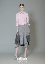 Pink Hand-Beaded Woven Shirt