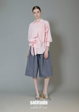 Pink Floral Applique Blouse
