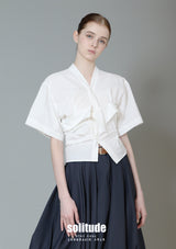 White Kimono Woven Top