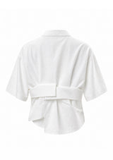 White Kimono Woven Top