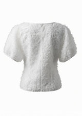 3D Floral Pattern Top