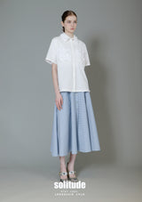 White Hand-Embroidered Shirt